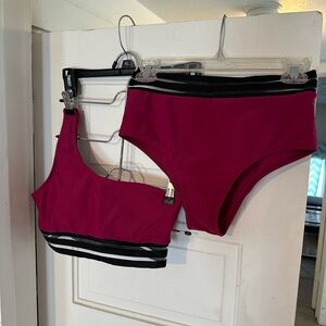 One Shoulder Bikini Set